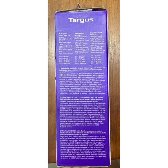 Targus - 100W Universal USB-C & Legacy Charger Kit - Picture 3 of 4